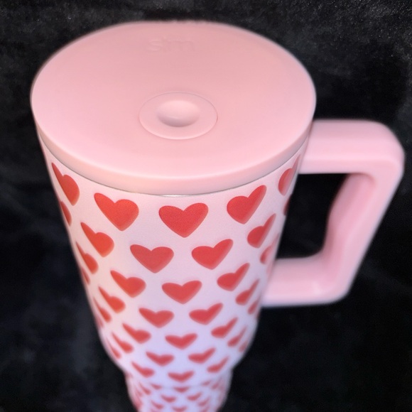 Simple Modern | Dining | Simple Modern Sweetheart Pink And  Sweetheart Simple Modern Pink and Red Heart 40oz Tumbler NEW in Box